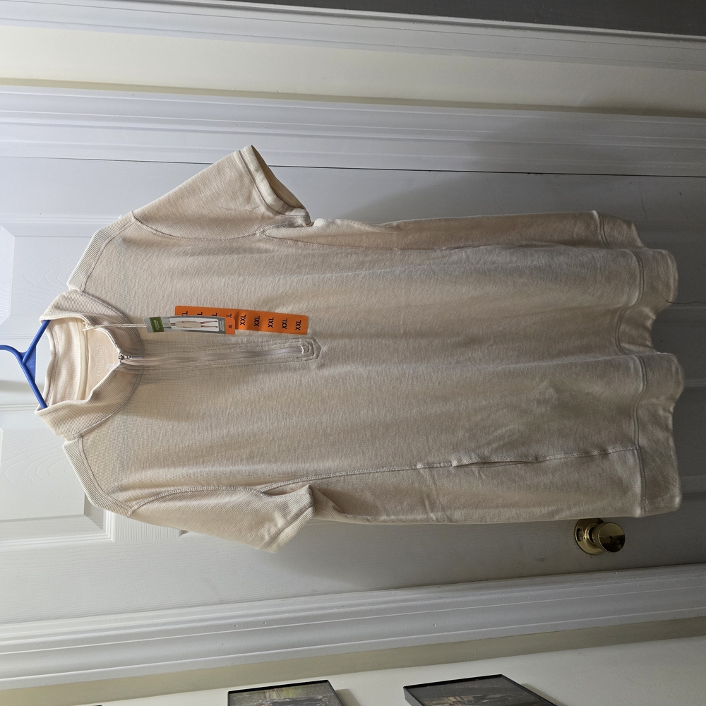 Legendary Outfitters Cream Short Sleeve Dress Xxl NWT